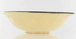 KAHLER DENMARK YELLOW SLIPWARE MIDCENTURY POTTERY BOWL  