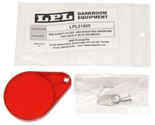 Red Safety Filter for LPL 66 SII and 3301D Enlargers  