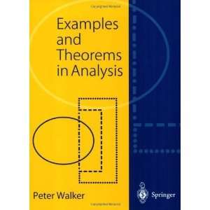    Examples and Theorems in Analysis [Paperback] Peter Walker Books