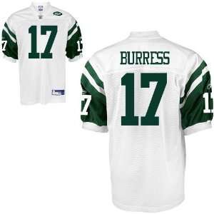 Plaxico Burress New York Jets Large White Premier Jersey #17