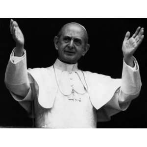 Pope Paul VI, Early 1970s Premium Poster Print, 32x24
