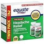 headache relief 200 coated tablets equate acetaminophen aspirin caffei 