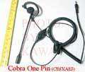 Ear Headset Boom mic GA EBM2 for 1 Pin Cobra PR385 PR4000 PR590 Two 