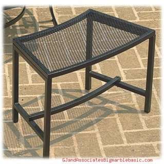 Steel Patio Outdoor Fireplace Fire Pit Seating Bench  