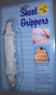 BED SHEET FASTENERS/GRIPP​ERS ELASTIC STRAPS 5 9 NEW  