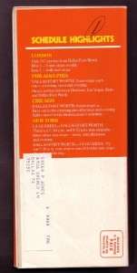 Braniff Schedules April 25 1982 Texas Class Fares  