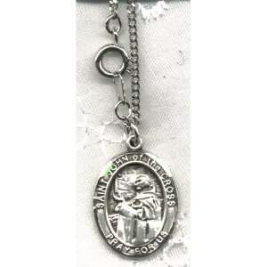  St. John of the Cross Sterling Oval Medal Jewelry