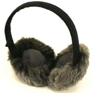 Winter Fuzzy Ski Earmuff Ear muff Warmer Headband Gray  