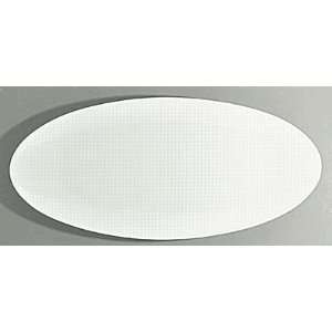  Raynaud Thomas Keller Checks Oval Plate 14.2 in x 6.25 in 