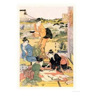   Garden Giclee Poster Print by Utamaro Kitagawa , 24x32