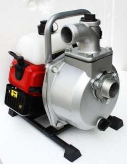 2HP 40CC Gas Water Pump 1 1/2 Suction 2 stroke w/ Strainer  