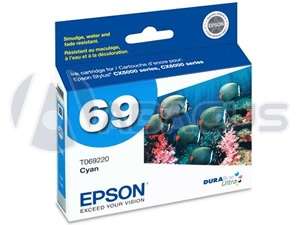 Genuine Epson T069220 Cyan Inkjet Cartridge