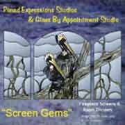 PANED EXPRESSIONS STAINED GLASS PATTERNS CD SCREEN GEMS  