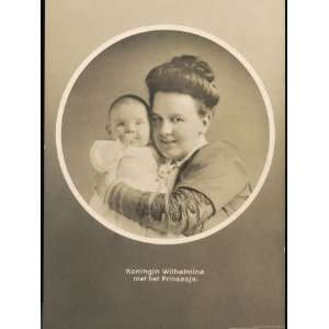  Wilhelmina Queen of Holland Reigned 1890 1948 Photographic 