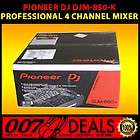 NEW PIONEER DJM 850K FOUR CHANNEL PRO DJ MIXER BLACK 110V 220V WORLD 