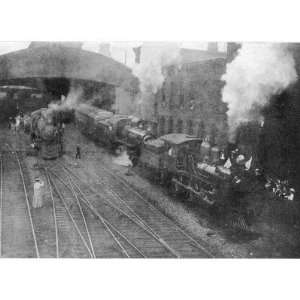 William Mckinley the Assassinated Presidents Funeral Train Leaving 