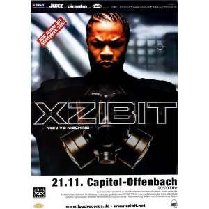  Xzibit   Man v/s Machine 2002   CONCERT   POSTER from 