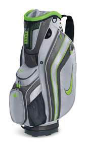 New NIKE SPORT CART Golf Bag   METALLIC SILVER/ELECTROLIME/WOLF GREY 