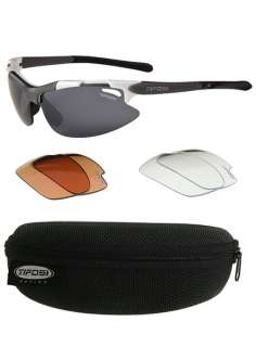 NEW Tifosi Pave Mens Golf Sunglasses w/ 3 Lenses & Case  