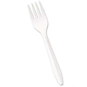   Polypropylene Cutlery White Forks 1000ct Case