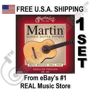Martin® Classical Nylon Ball End Guitar Strings M260  