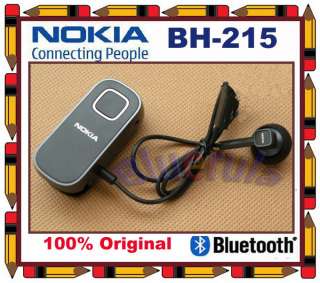 100% Original New Nokia BH 215 BH215 Bluetooth Headset  