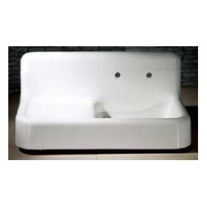  Canyon Bath CAST IRON KITCHEN SINK W/ DRAIN BOARD CBS 8001 