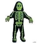green skeleton costume  
