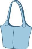 shopper a large bag with an open top design and double shoulder straps