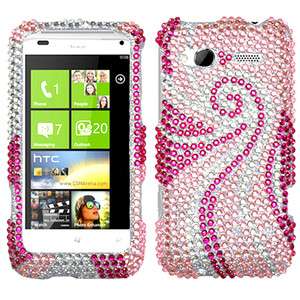 BLING Hard SnapOn Phone Protector Cover Case for HTC RADAR 4G T Mobile 