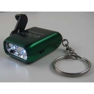  eGear Dynamo Dyno Mite 2 LED Keychain Light, Green 