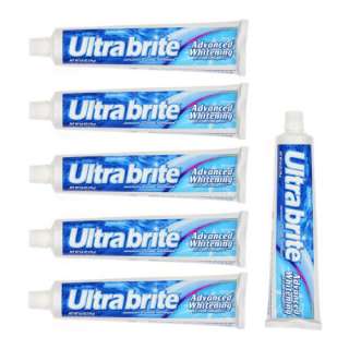 Ultrabrite Toothpaste 6oz Tubes Anticavity Fluoride 035000566850 