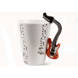  Guitar Handmade Coffee Mug (10cm x 8cm)