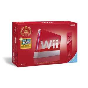 USED Nintendo Wii Console Red 25th Super Mario JAPAN  