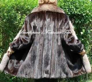 DAZZLING MINK FUR STROLLER COAT