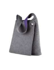   Tote for iPad, Netbook and eReaders, Gray/Purple (NBK AL10 A00A15