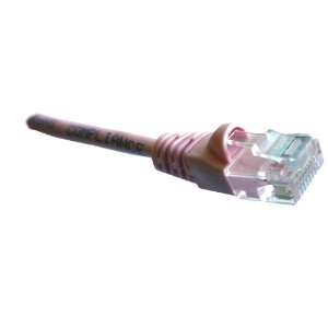  Pink Ethernet Network, Patch Cable, Molded Snagless Boot 