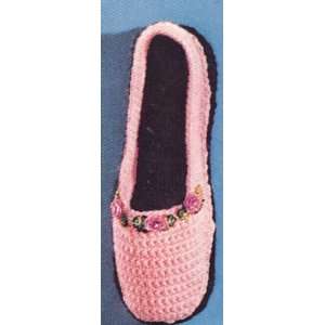Vintage Crochet PATTERN to make   Slippers Soft Shoes Flats Hospital 