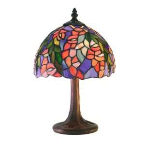  12 Fashion Floral Decorated Tiffany Style Table Lamp 