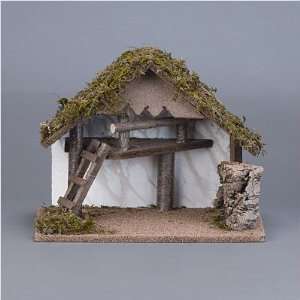  Christmas Backdrop Nativity Stable for 5 Inch Figures 
