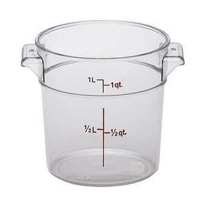Round Food Storage Containers 1 Quart (RFSCW1) Category Food Storage 