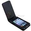 Black Leather Case+AC+Car Charger For iPod Touch 3rd  