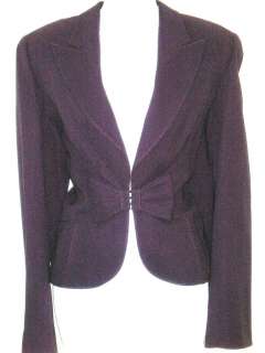   100%Silk Lined Bow Waist JACKET 12 ***made in ITALY***  