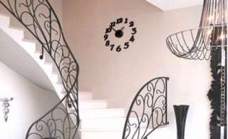 DIY Digital Wall Clock Modern Art Foam Home Decoration Clock  