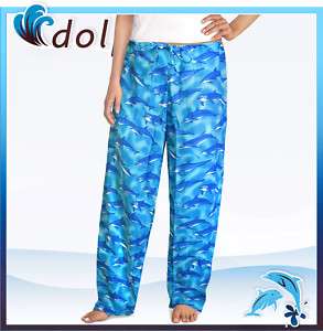 Dolphin Pajama Lounge Pants MADE IN the USA XL for Him or Her Men 