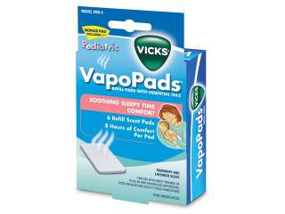 Vicks Pediatric Sleepytime Waterless Vaporizer Scented Pads   6 pc 