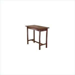 Winsome Island Table w/Drawers Walnut Kitchen Cart 021713945402  