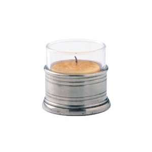  Match Pewter Tealight Candle Holder with Crystal