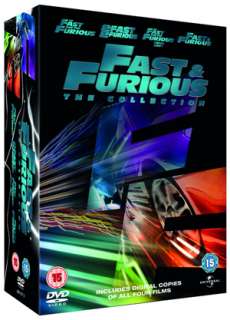   And The Furious 1 4  Box Set (8 Discs)   New DVD 5050582831733  
