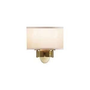 Barbara Barry Graceful Ribbon Double Sconce in Soft Bronze with Silk 